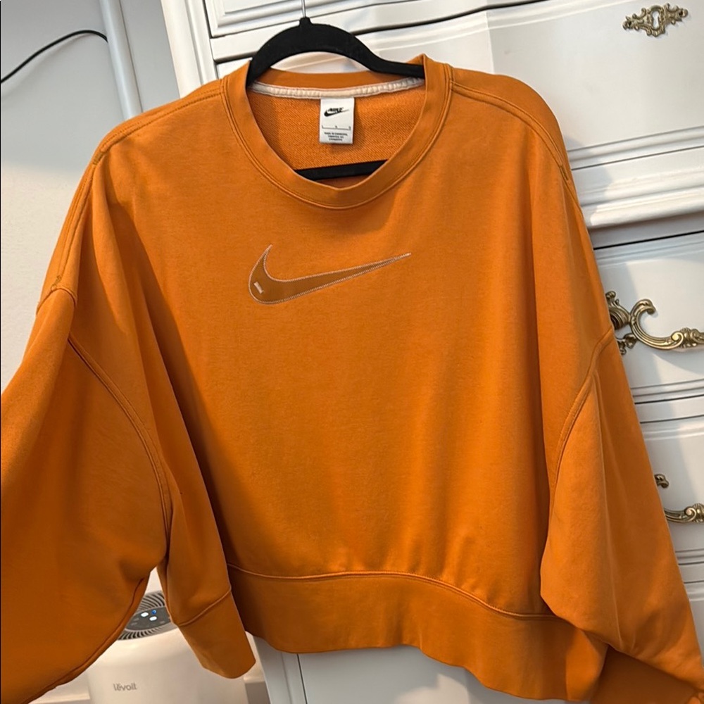 Nike Women's Orange Sweatshirt